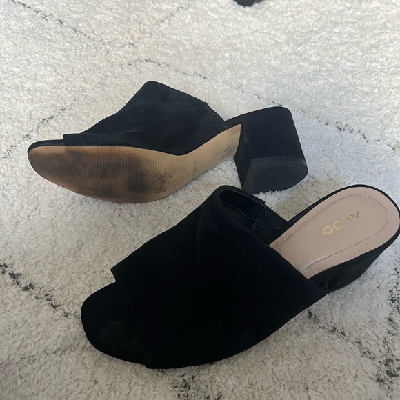 ALDO Black Sandals (Size 6.5) - Picture 9 of 10